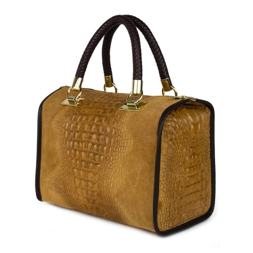 Geanta piele maro GF042