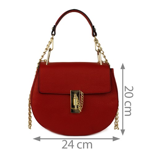 Geanta piele rosie GF053