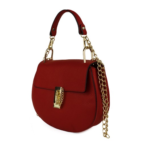 Geanta piele rosie GF053