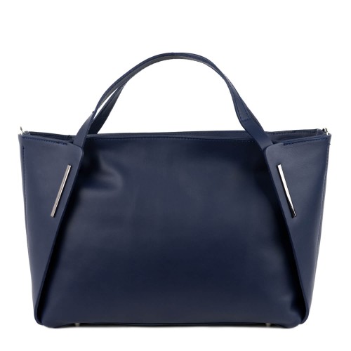 Geanta piele albastra GF066