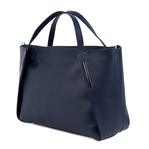 Geanta piele albastra GF066