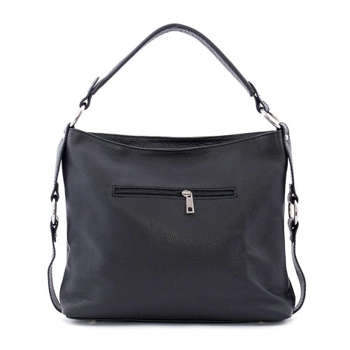 Geanta piele neagra GF084
