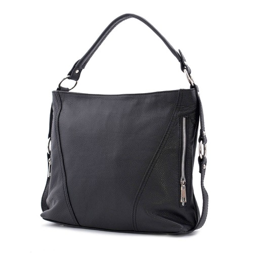Geanta piele neagra GF084