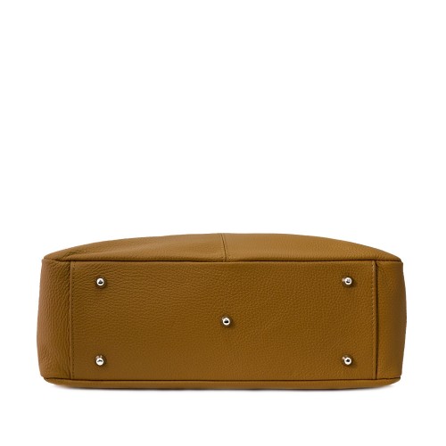 Geanta piele maro deschis GF122