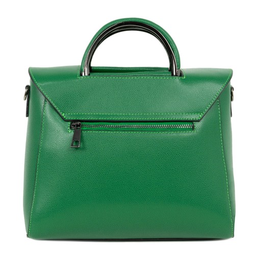 Geanta piele verde inchis GF1524