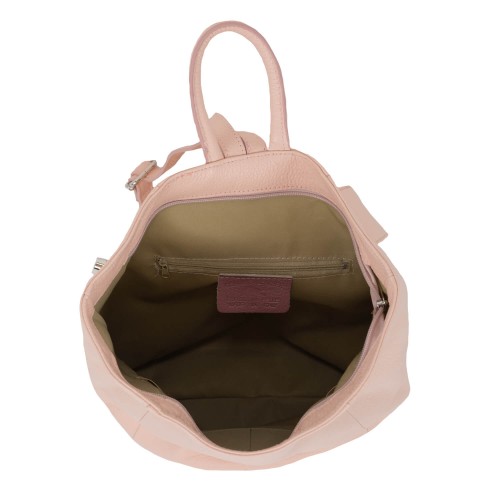 Rucsac piele roz pal GF1640