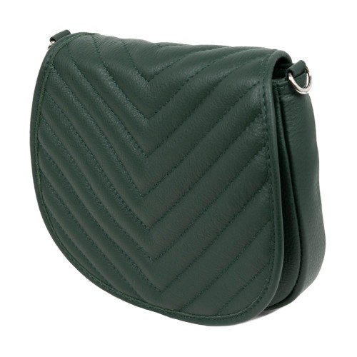 Gentuta dama piele verde inchis GF1686