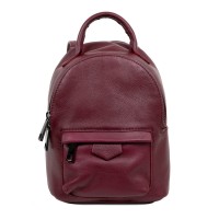 Rucsac tip gentuta piele marsala GF1687