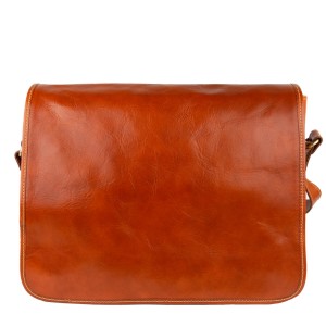Geanta unisex piele maro ocru GF1762