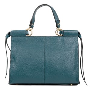 Geanta dama piele naturala verde inchis GF1805