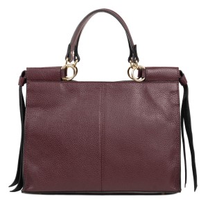 Geanta dama piele naturala bordeaux GF1807