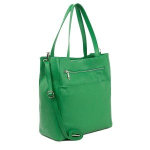 Geanta piele verde GF1854