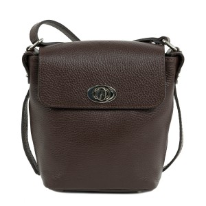 Gentuta piele naturala maro inchis GF1945