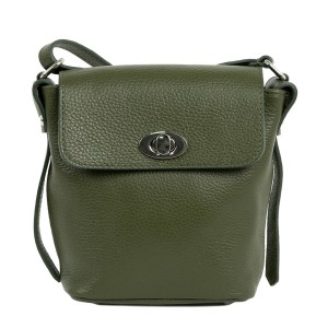 Gentuta piele naturala verde kaki GF1949