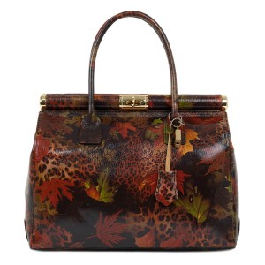 Geanta piele animal print multicolor GF1989