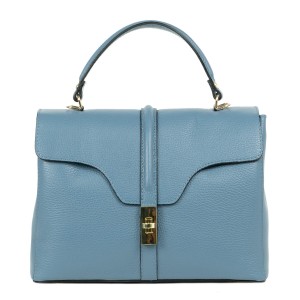 Geanta piele bleumarin prafuit GF2032