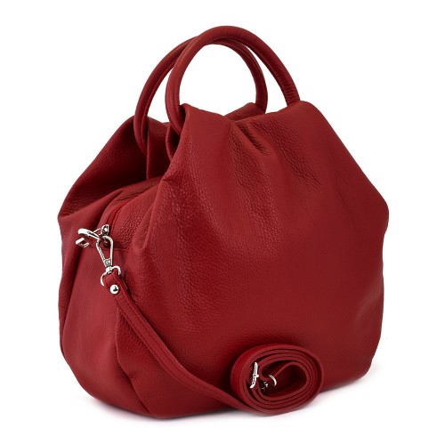 Geanta piele rosie GF206