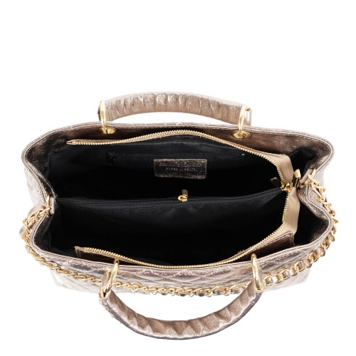 Geanta dama piele bronze matlasata GF2078