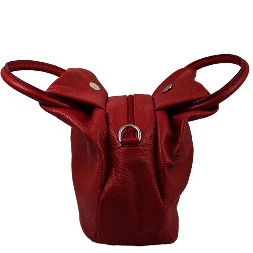 Geanta piele rosu inchis GF209