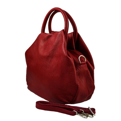 Geanta piele rosu inchis GF209