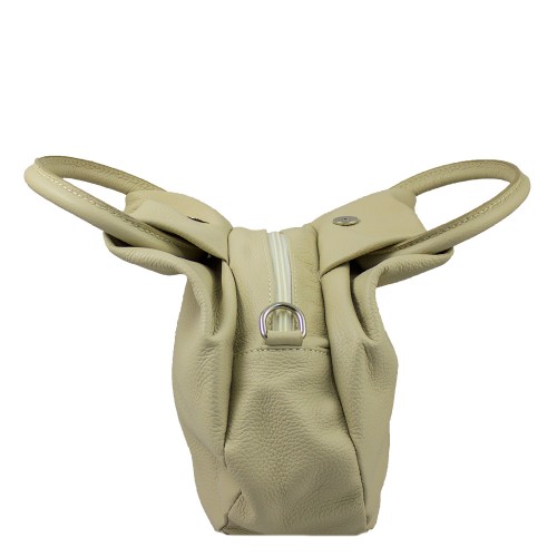 Geanta piele crem GF210
