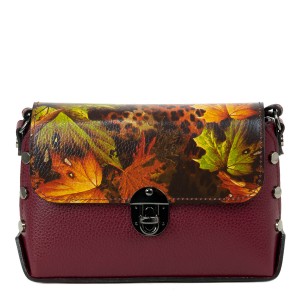 Gentuta piele marsala animal print GF2141