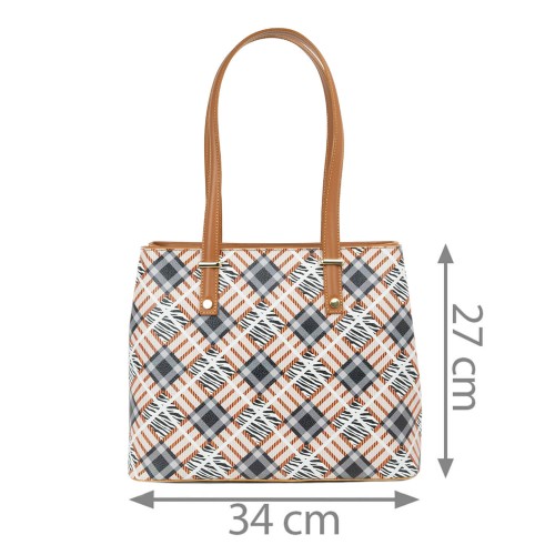 Geanta piele maro ocru GF2171
