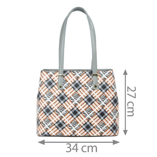 Geanta piele gri deschis GF2173 