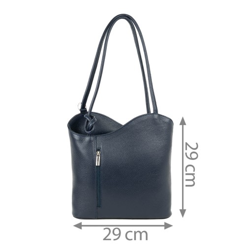 Geanta piele bleumarin GF2251