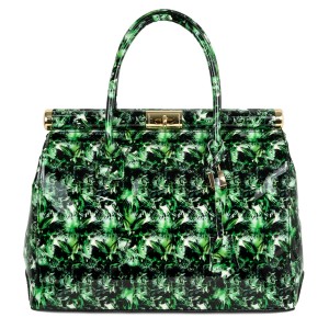 Geanta piele verde GF2258