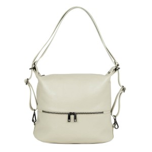 Geanta piele bej deschis tip rucsac GF2278