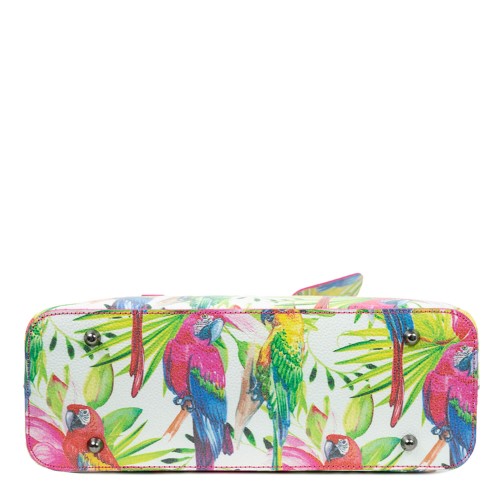 Geanta dama piele roz multicolor GF2372