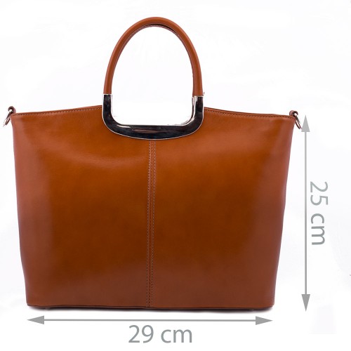 Geanta piele maro GF239
