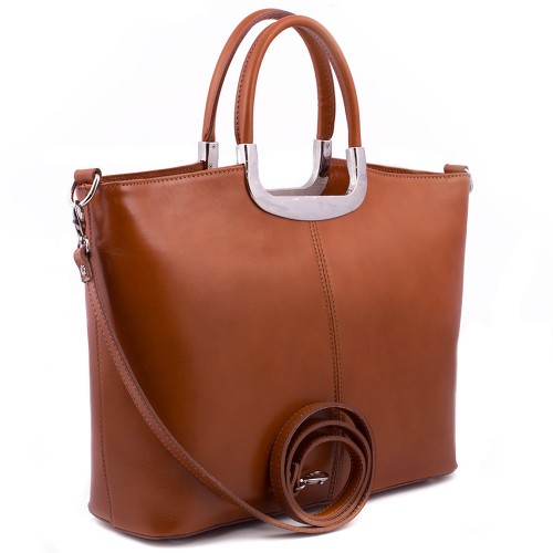 Geanta piele maro GF239