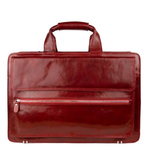 Servieta piele rosu-marsala GF2404