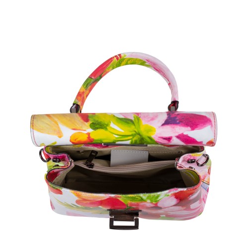 Geanta dama piele imprimeu floral GF2414