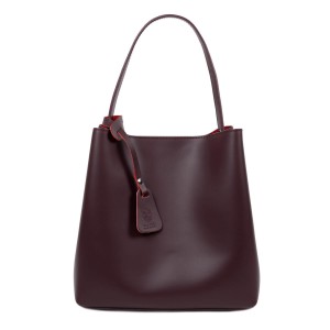 Geanta dama piele marsala GF2424