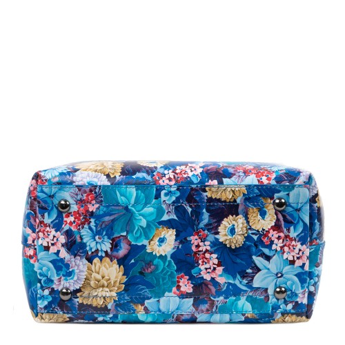 Geanta piele imprimeu floral GF2425