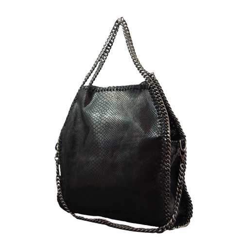 Geanta piele neagra GF250