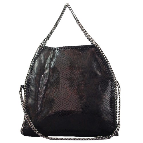 Geanta piele neagra GF250