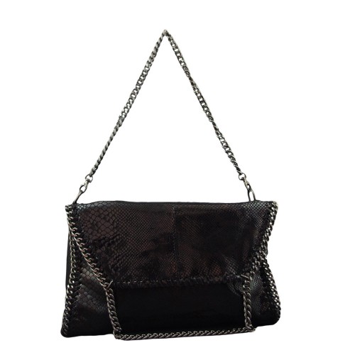 Geanta piele neagra GF250