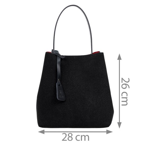 Geanta piele neagra GF2501