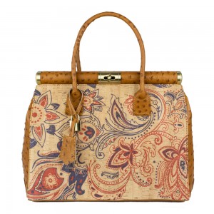 Geanta piele imprimeu paisley GF262