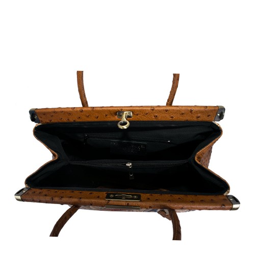 Geanta piele imprimeu paisley GF262
