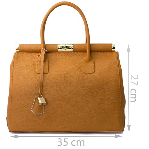 Geanta piele maro GF263