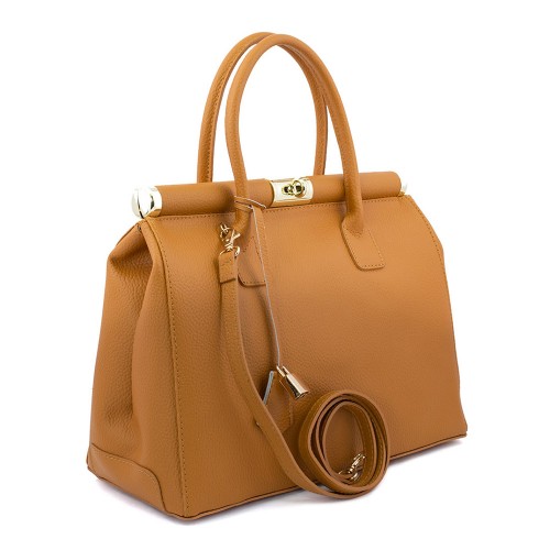 Geanta piele maro GF263