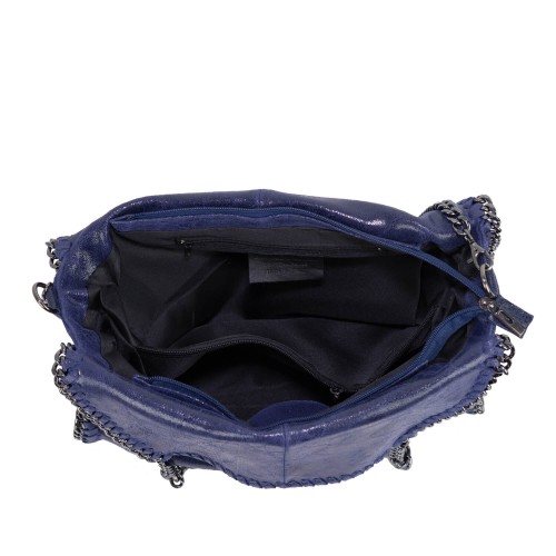 Geanta piele bleumarin GF267
