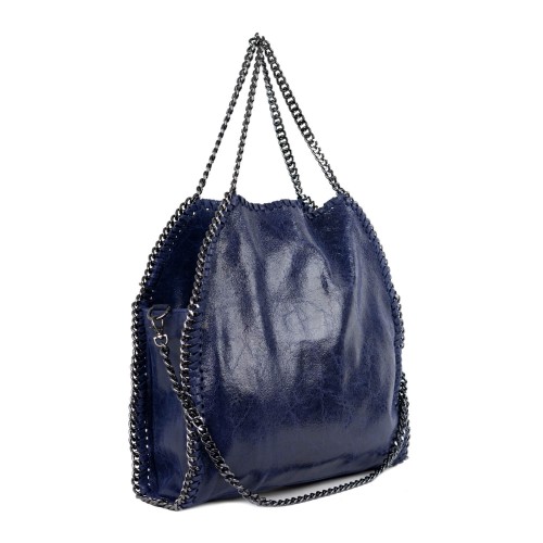 Geanta piele bleumarin GF267