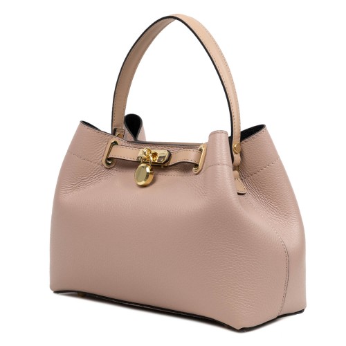 Geanta piele roz prafuit GF2780