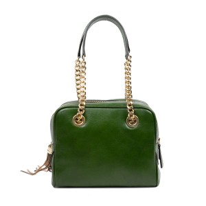 Geanta dama piele verde GF2818